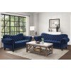 Rosalie Living Room Set (Navy Blue)