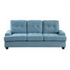Dunstan Sofa w/ Drop-Down Center (Blue)