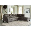 Navi Smoke Right Chaise Sectional