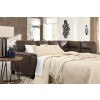 Navi Chestnut Right Chaise Sectional w/ Sleeper