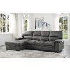 Michigan 2-Piece Left Chaise Sectional w/ Pull-out Bed