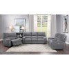 Dickinson Power Reclining Living Room Set w/ Power Headrests (Charcoal)