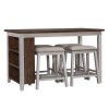 Brook Creek 5 Piece Counter Height Dining Room Set (Two Tone)