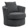 Morelia Swivel Chair (Charcoal)