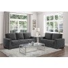 Morelia Living Room Set (Charcoal)