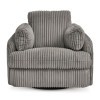 Tie-Breaker Fog Swivel Glider Recliner