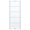 Delphinium White Curio Cabinet