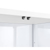 Delphinium White Curio Cabinet