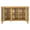 Ervine 3-Door Rope Panel Accent Cabinet