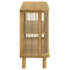 Ervine 3-Door Rope Panel Accent Cabinet