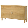 Ervine 3-Door Rope Panel Accent Cabinet