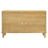 Ervine 3-Door Rope Panel Accent Cabinet