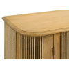 Ervine 3-Door Rope Panel Accent Cabinet