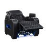 Fairway Black Power Recliner w/ Power Headrest and LED Lighting