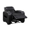 Fairway Black Power Recliner w/ Power Headrest and LED Lighting