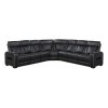 Fairway Black Power Reclining Sectional Set