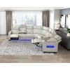 Fairway Taupe Power Reclining Sectional Set