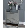 Mirrored Accent Cabinet w/ Two Doors