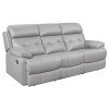 Lambent Reclining Sofa (Silver Gray)