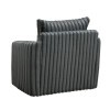Tomball Dark Gray Swivel Chair