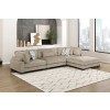 Tinley Brown 4-Piece Modular Sectional w/ Ottoman