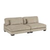 Tinley Brown Armless Loveseat