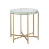 Love. Joy. Bliss. Soft Gold End Table