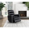 Dimitri Black Swivel Glider Recliner