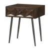 Dark Brown Accent Table