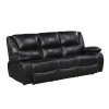 Ellicott Black Reclining Sofa