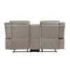 Dean Dove Reclining Loveseat w/ Console