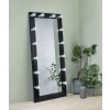 Zayan Floor Mirror w/ LED Lights (Black)