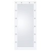 Zayan Floor Mirror w/ LED Lights (White)