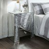 Noralie Mirrored Nightstand/ End Table