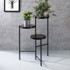 Namid Wood/ Metal Plant Stand
