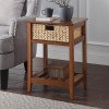 Chinu Accent Table (Walnut/ Natural)