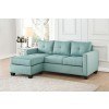 Phelps Reversible Sofa Chaise (Teal)