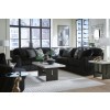Midnight-Madness Onyx Sectional Set
