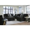 Midnight-Madness Onyx Sectional Set