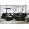 Midnight-Madness Onyx Sectional Set