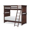 Canterbury Twin over Twin Bunk Bed (Warm Cherry)