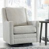 Kambria Frost Swivel Glider Accent Chair
