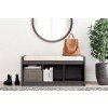 Yarlow Storage Bench w/ 3 Open Compartments