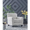 Hayesdale Black and Cream Accent Chair