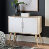 Orinfield Accent Cabinet (Natural and White)