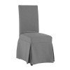 Charlotte Slipcover Chair (Gray)