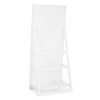 Evesen Floor Standing Mirror w/ Storage (White)