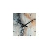 Teague Brown Gray Ivory Wall Clock