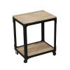 Outbound Natural/ Iron Accent Table