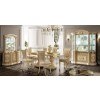 Aida Dining Room Set (Ivory and Gold)